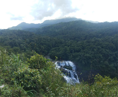 /mallalli falls front view