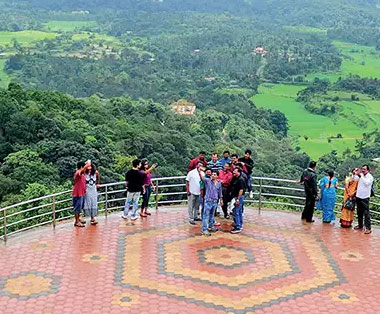 raja seat madikeri view